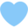 light blue heart